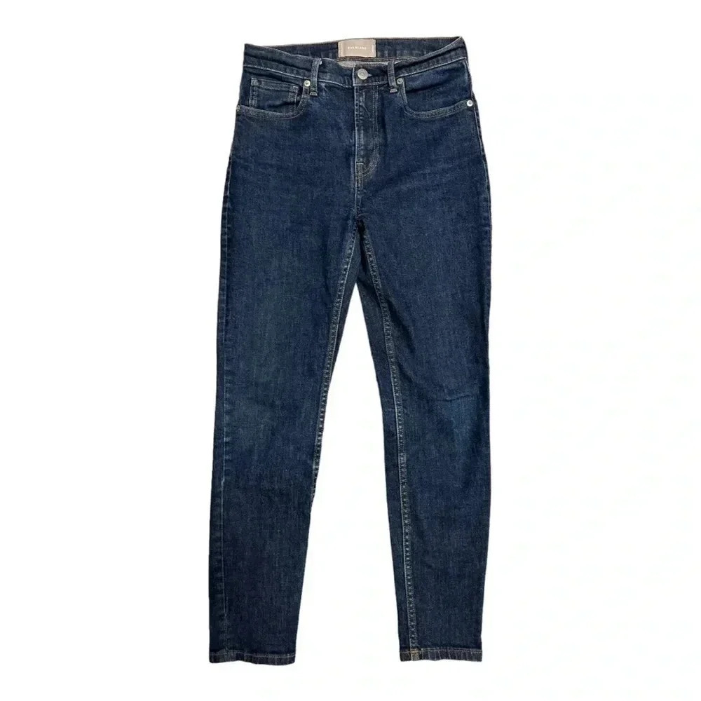 Everlane Dark Wash High Waist Skinny Jean // Size 28R